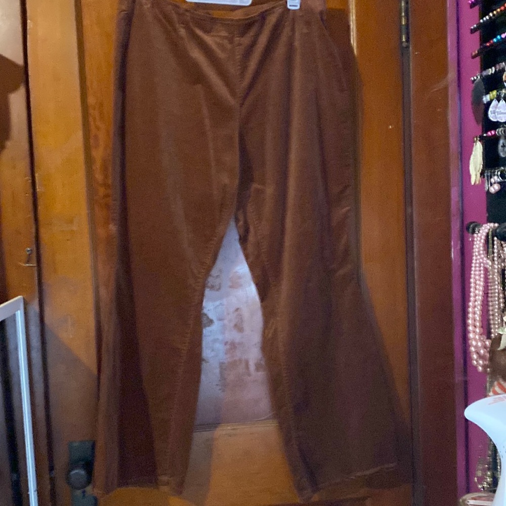 Cato brown corduroy pants size 20W.